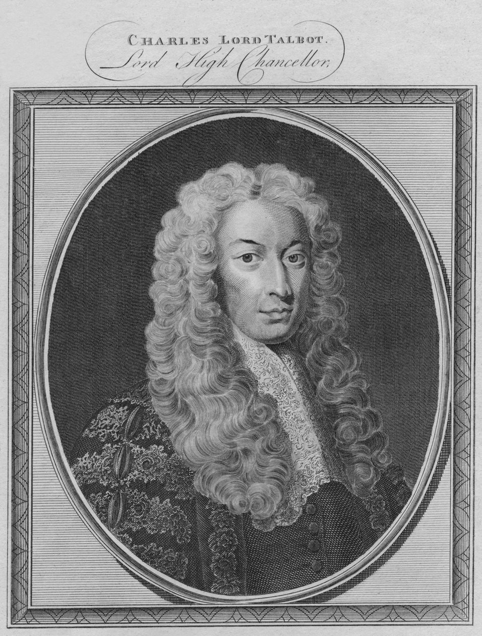 查尔斯·罗伯特·塔尔伯特（Charles Lord Talbot），大臣，1786年。 作者 不明