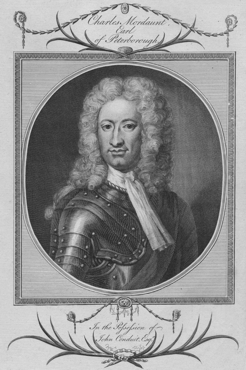查尔斯·莫顿（Charles Mordaunt），彼得伯勒伯爵，1784年。 作者 不明