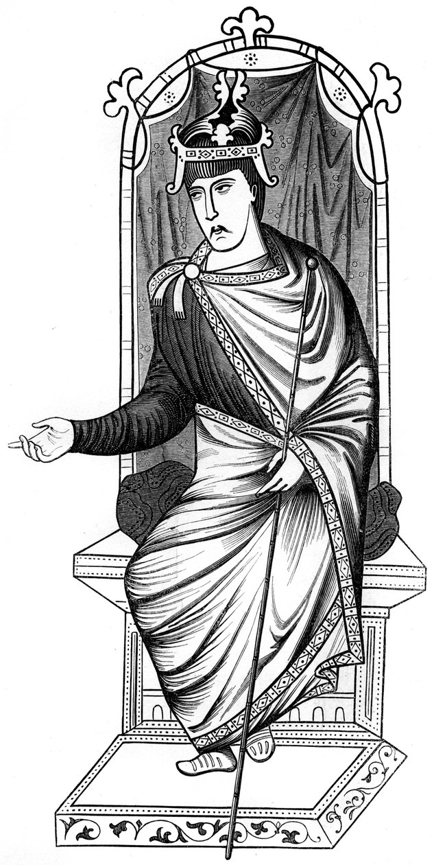 秃头查尔斯（Charles the Bald），9世纪，1849年 作者 不明