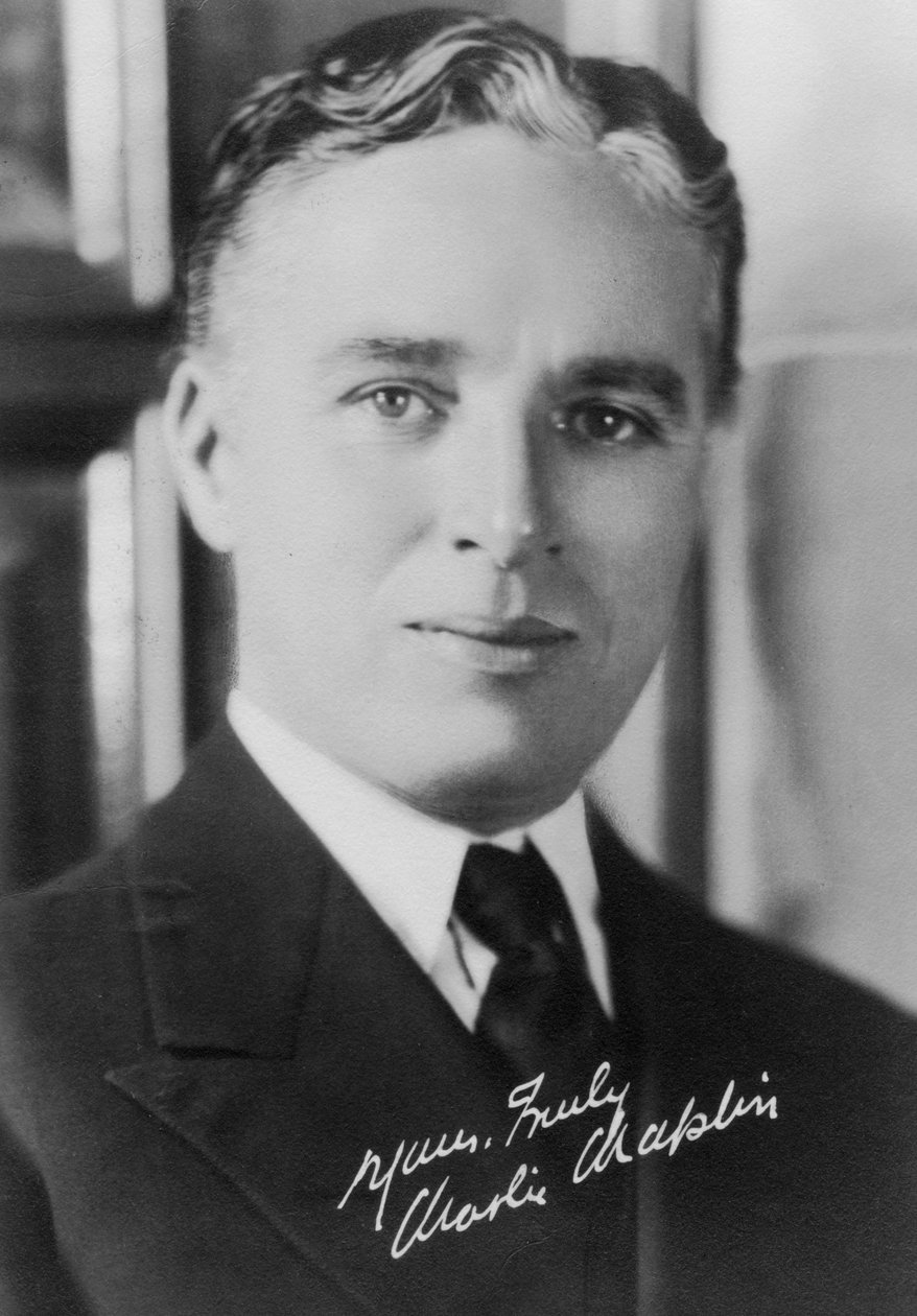 查理·卓别林（Charlie Chaplin）1889-1977，英国演员，c1920年代 作者 不明