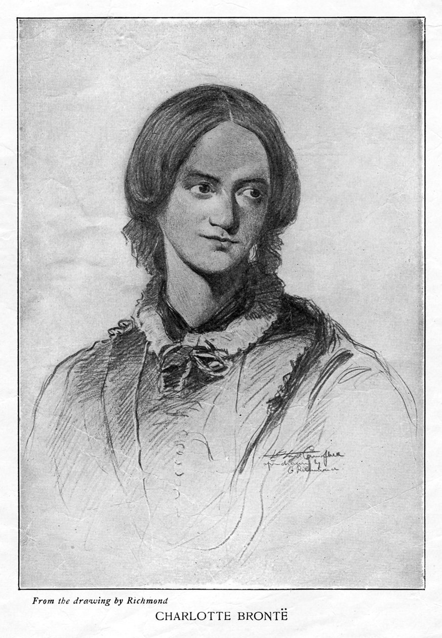 夏洛特·勃朗特（CharlotteBrontë），英国小说家，1906年 作者 不明