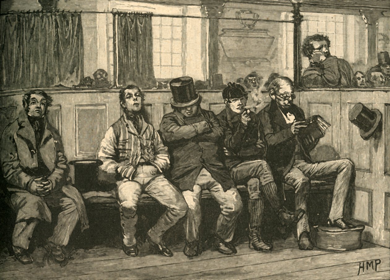 教堂的租船者，c1839 c1890。 作者 不明