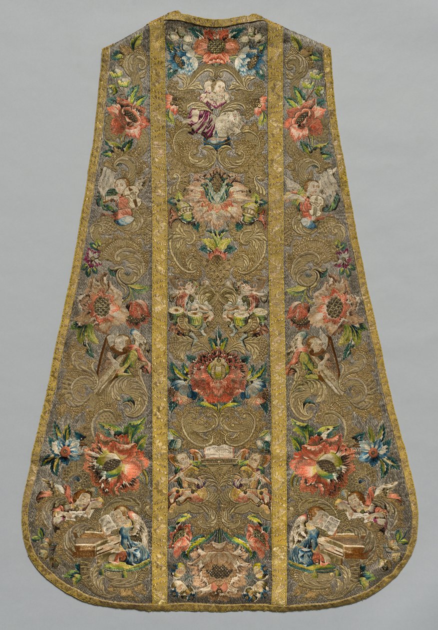 Chasuble，1675-1699年。 作者 不明