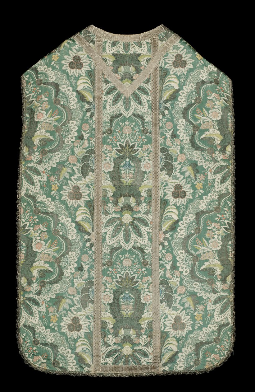 Chasuble，角1720年代。 作者 不明