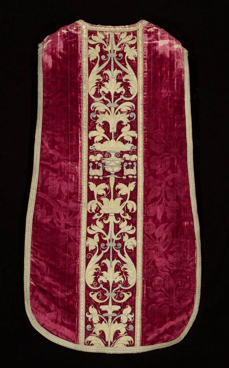 Chasuble，1600年代后期。 作者 不明