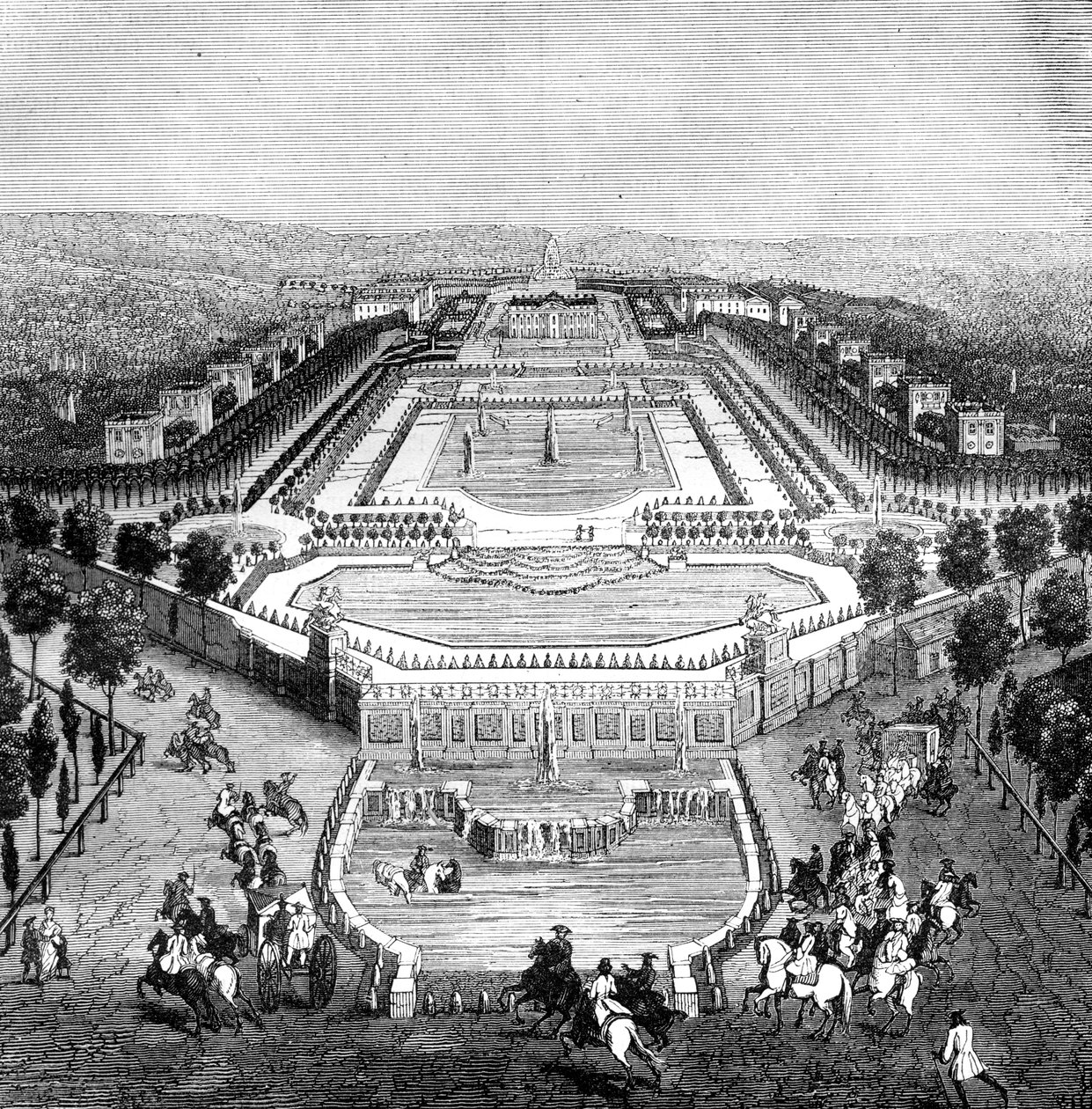 马里城堡（Chateau de Marly），法国，1722年1882-1884年 作者 不明