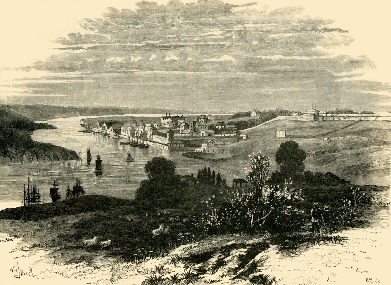 1890年的Seenteenth世纪的查塔姆（Chatham）。 作者 不明