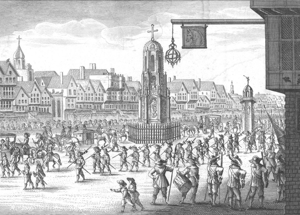 便宜党，克罗斯和管道，1638年，1809年。 作者 不明