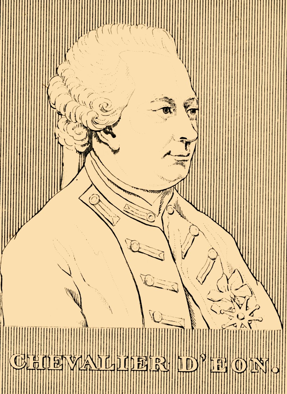 骑士·德恩（Knight DEon），1728年-1810年，1830年。 作者 不明