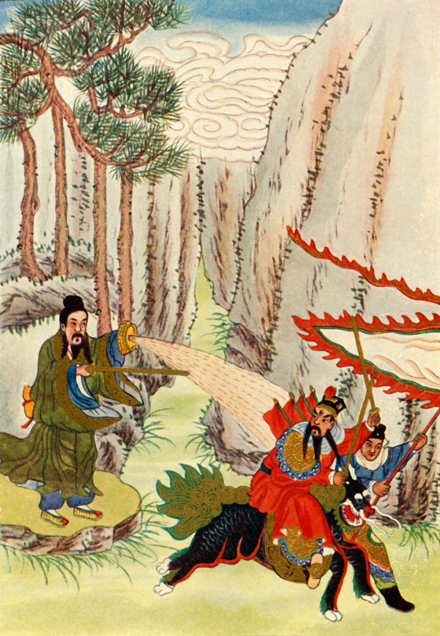 蒋子亚击败文冲》，1922年。 作者 不明