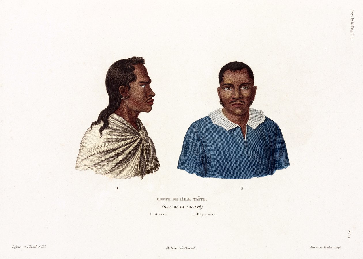 Chiefs of the island of Tahiti 作者 不明