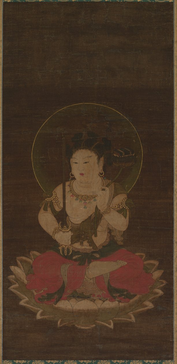 Chigo Monju：小时候的文殊菩萨，1400年代初期。 作者 不明