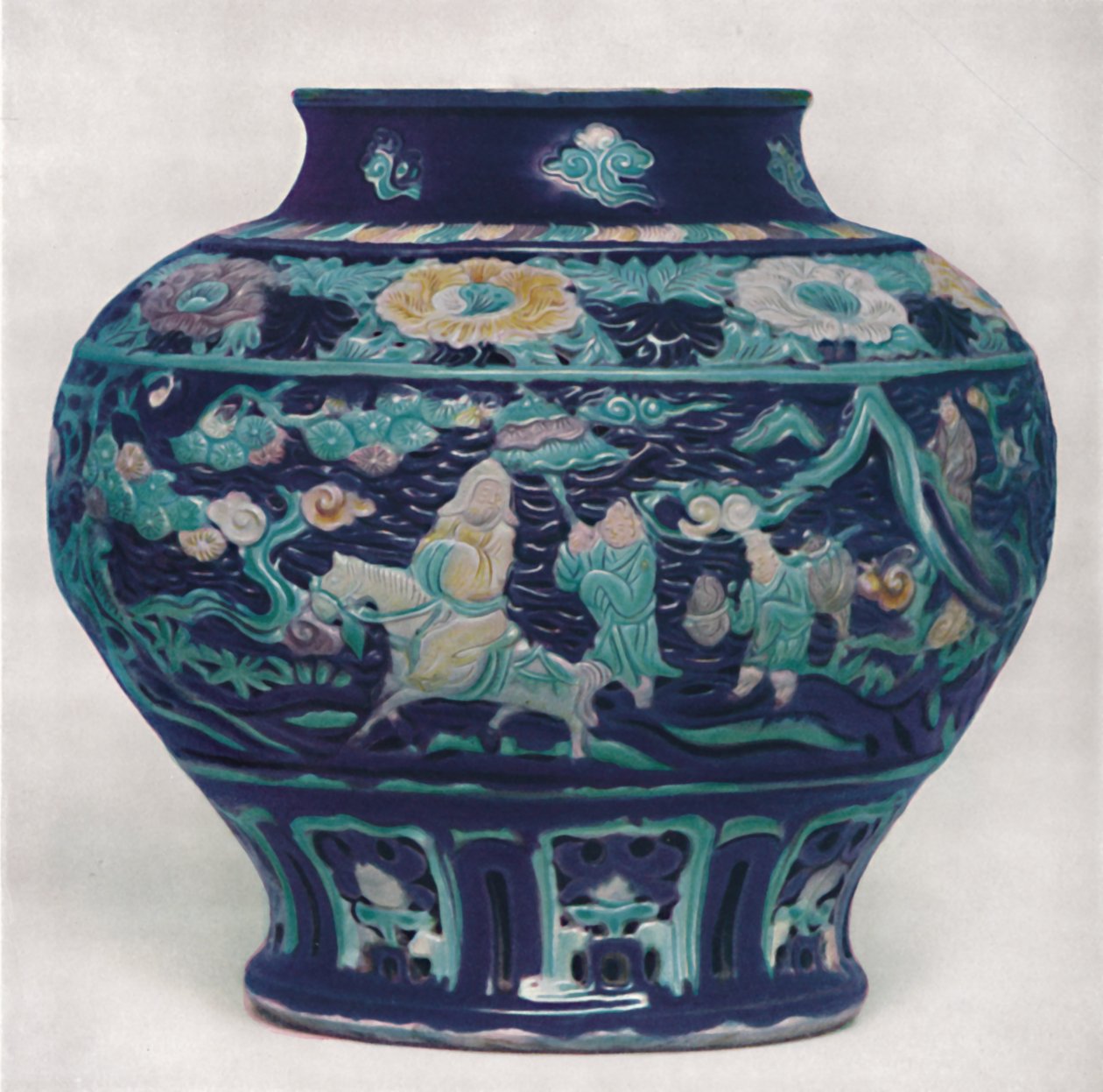 中国酒瓶。明朝时期（1368-1644），1928年 作者 不明