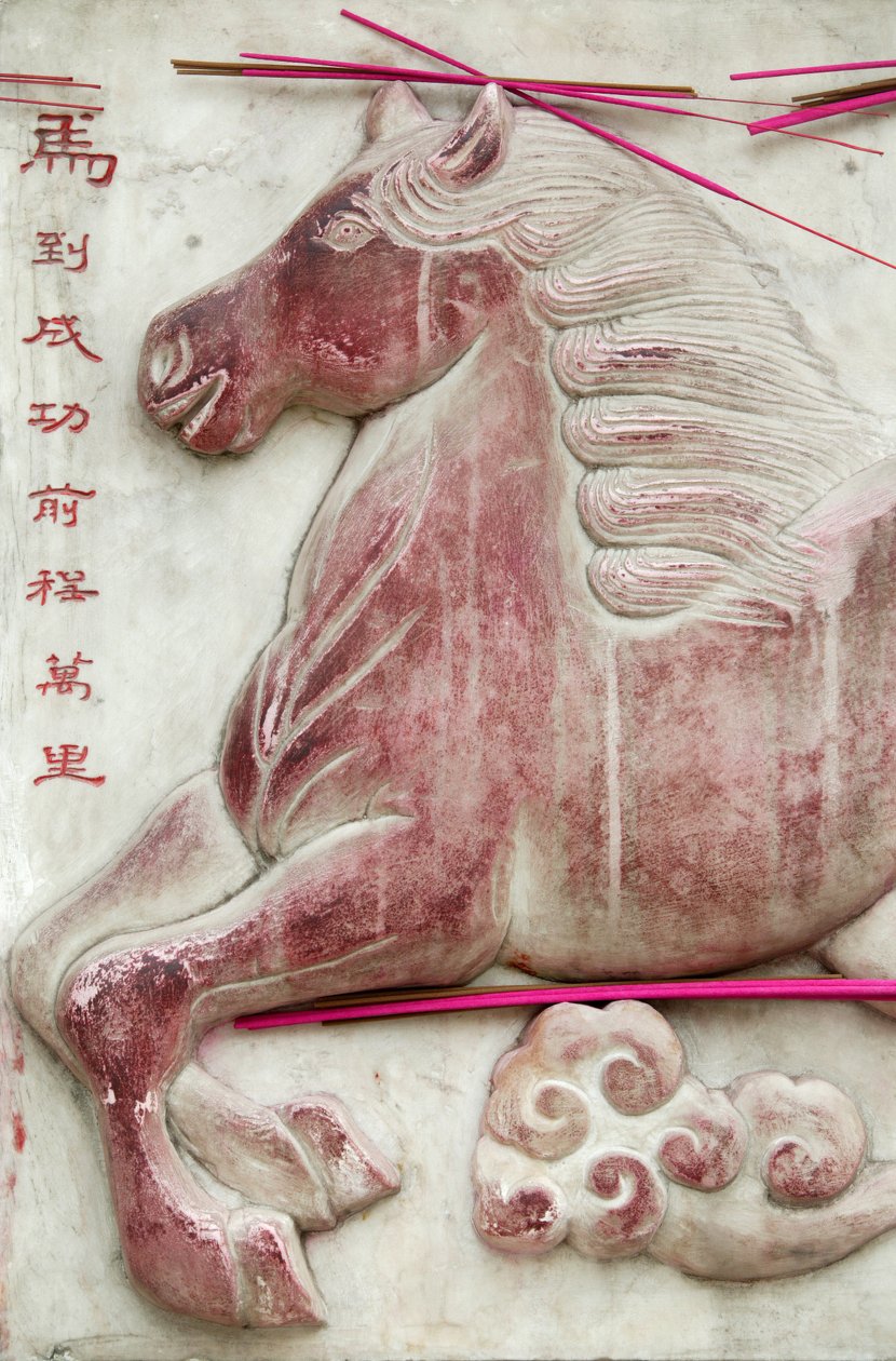 Chinese astrological sign. White cloud temple, Beijing, China 作者 不明