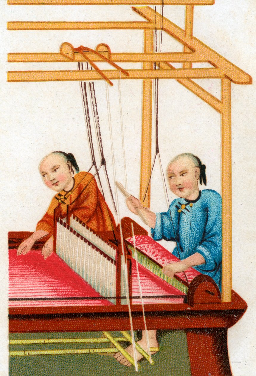 中国丝绸编织，二十世纪 作者 不明
