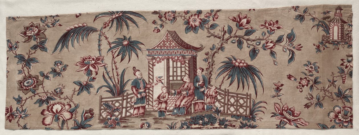 中国风设计，1800年代初期。 作者 不明