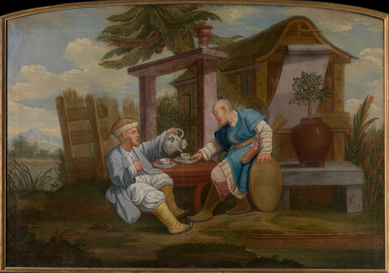 Chinoiserie，18世纪中期。 作者 不明