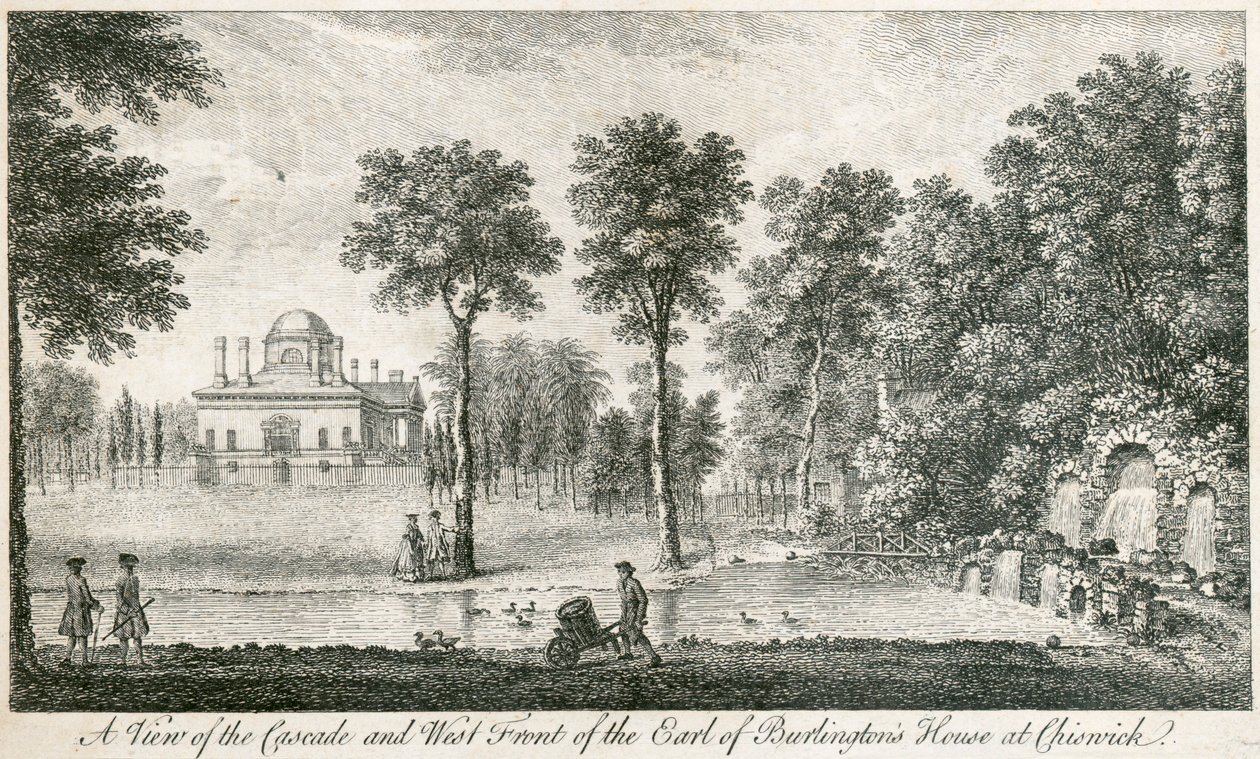 伦敦Hounslow的Chiswick House, 1750年 作者 不明