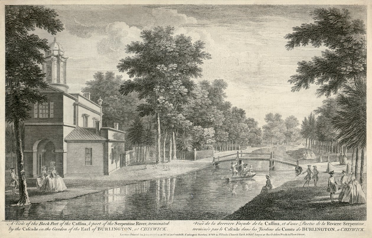伦敦Hounslow的Chiswick House, 1750年 作者 不明