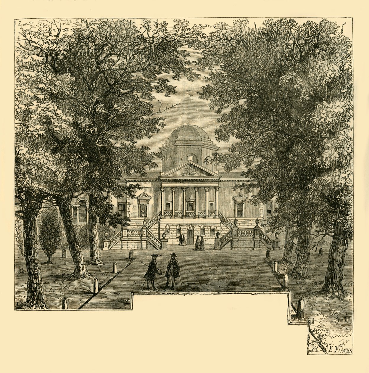 Chiswick House（建于1763年，建于1878年）。 作者 不明