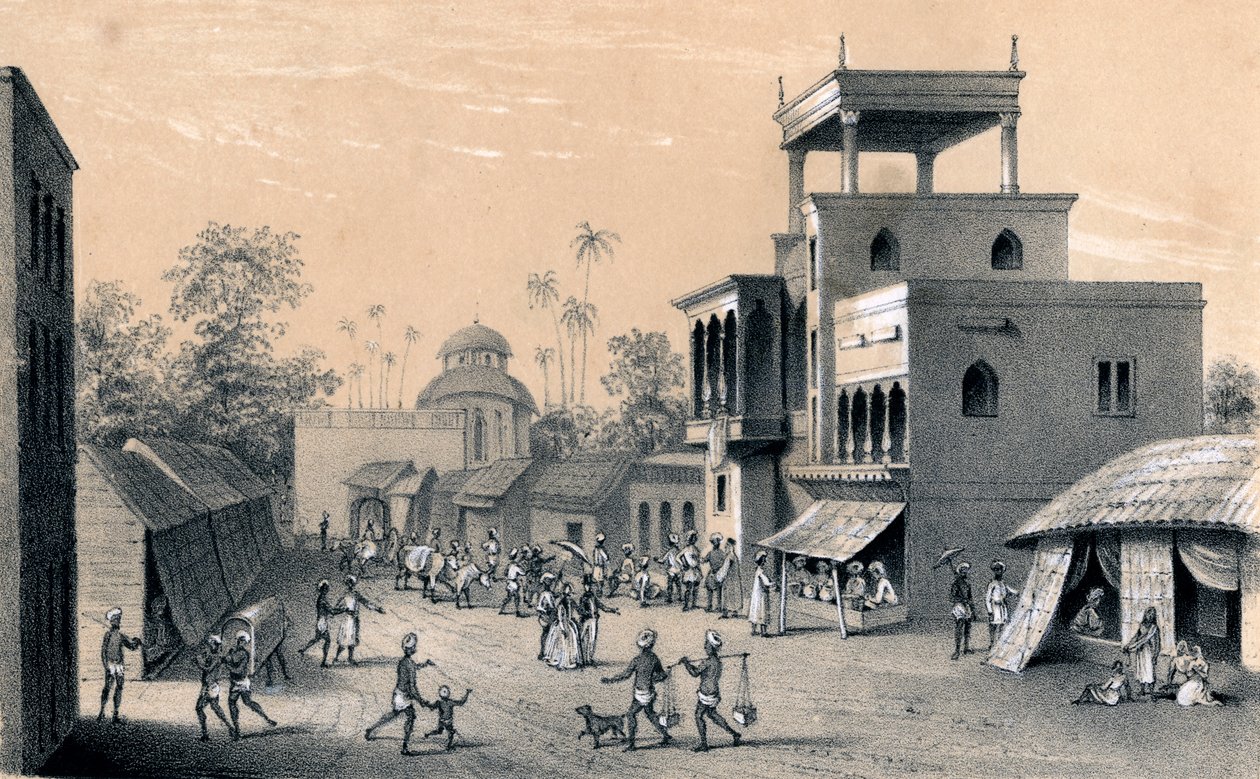 Chittapore路，加尔各答，1847年 作者 不明
