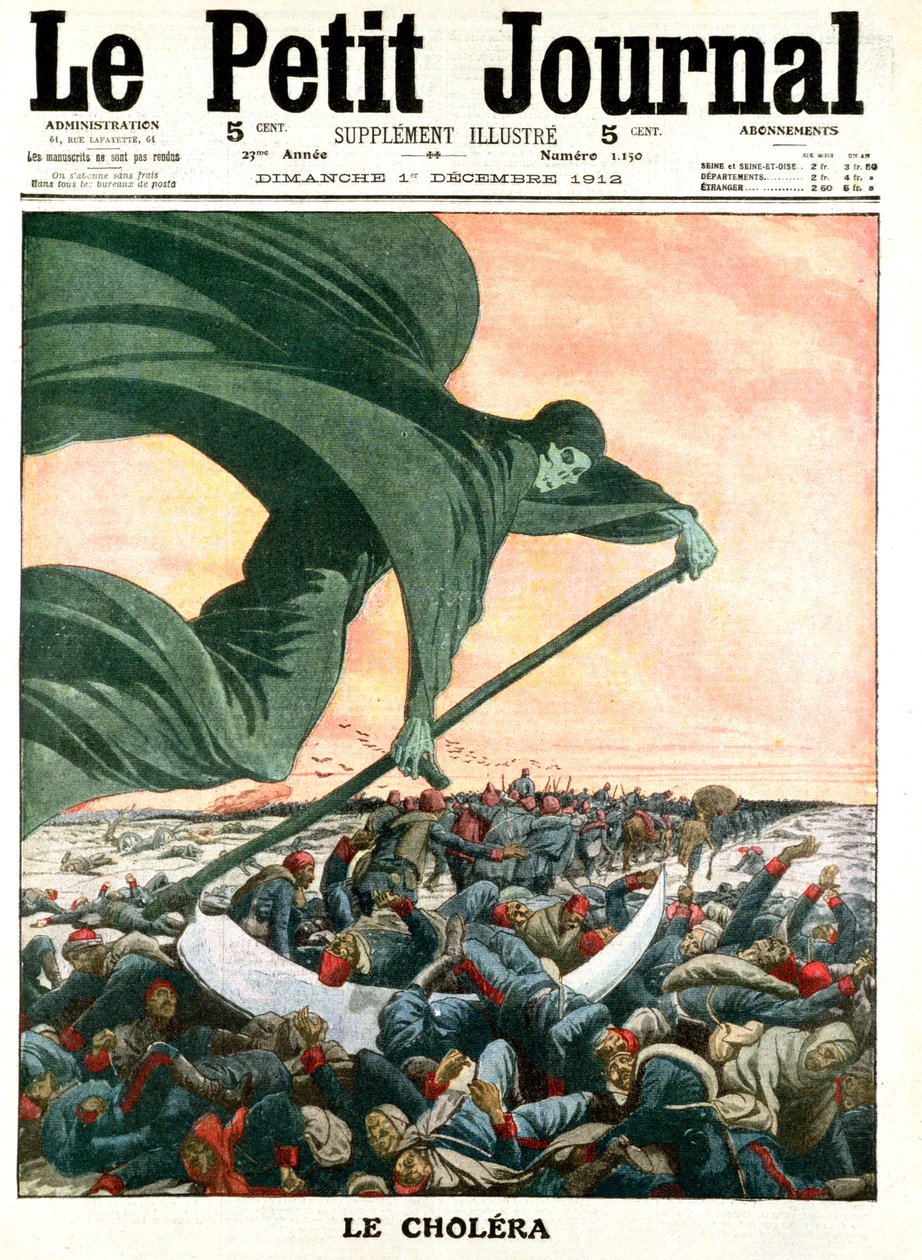 霍乱，1912年 作者 不明