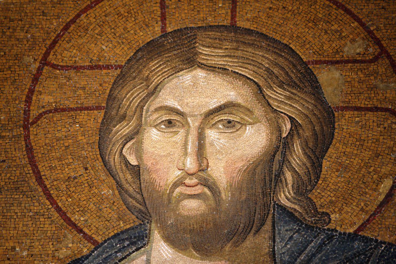 Chora church museum : Jesus Pantocrator mosaic Istanbul Turquie 作者 不明