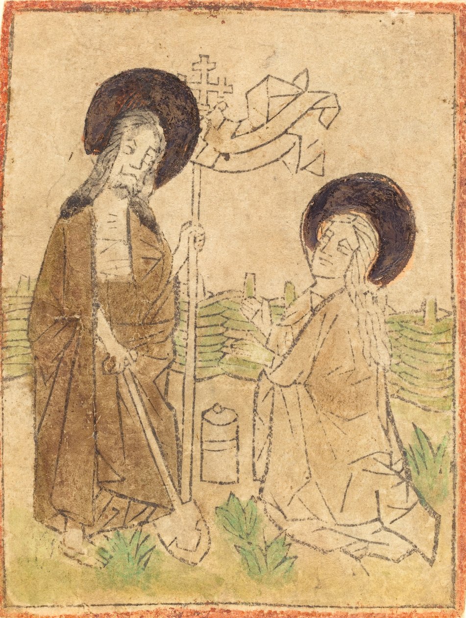 基督向抹大拉的马利亚显现，14601470。 作者 不明