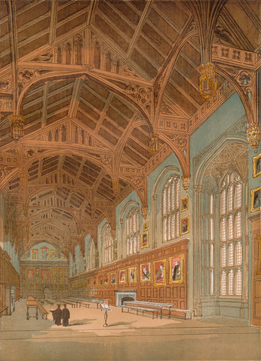 牛津大学基督堂教堂，建于1845年，1864年 作者 不明