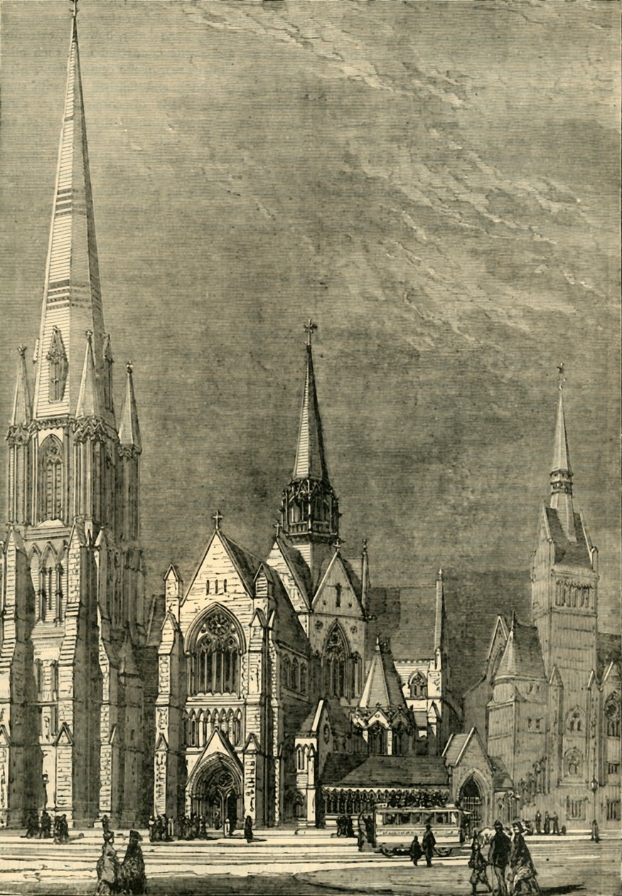 威斯敏斯特桥路基督教堂，建于1878年。 作者 不明