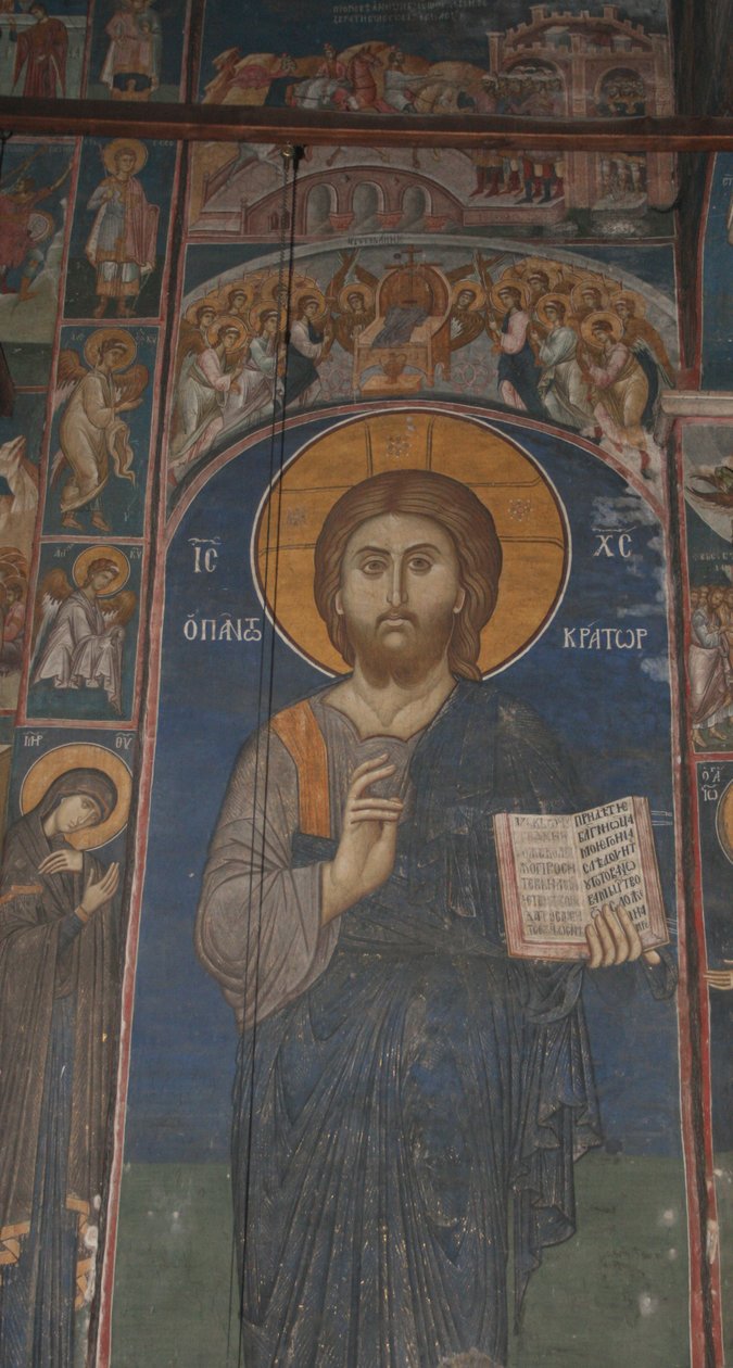 基督Pantocrator，约1350年 作者 不明