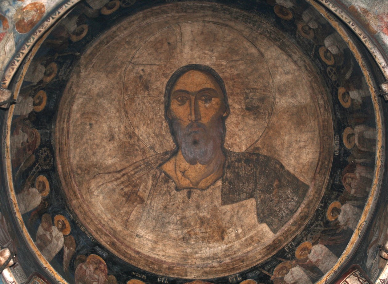 基督Pantocrator，约1350年 作者 不明