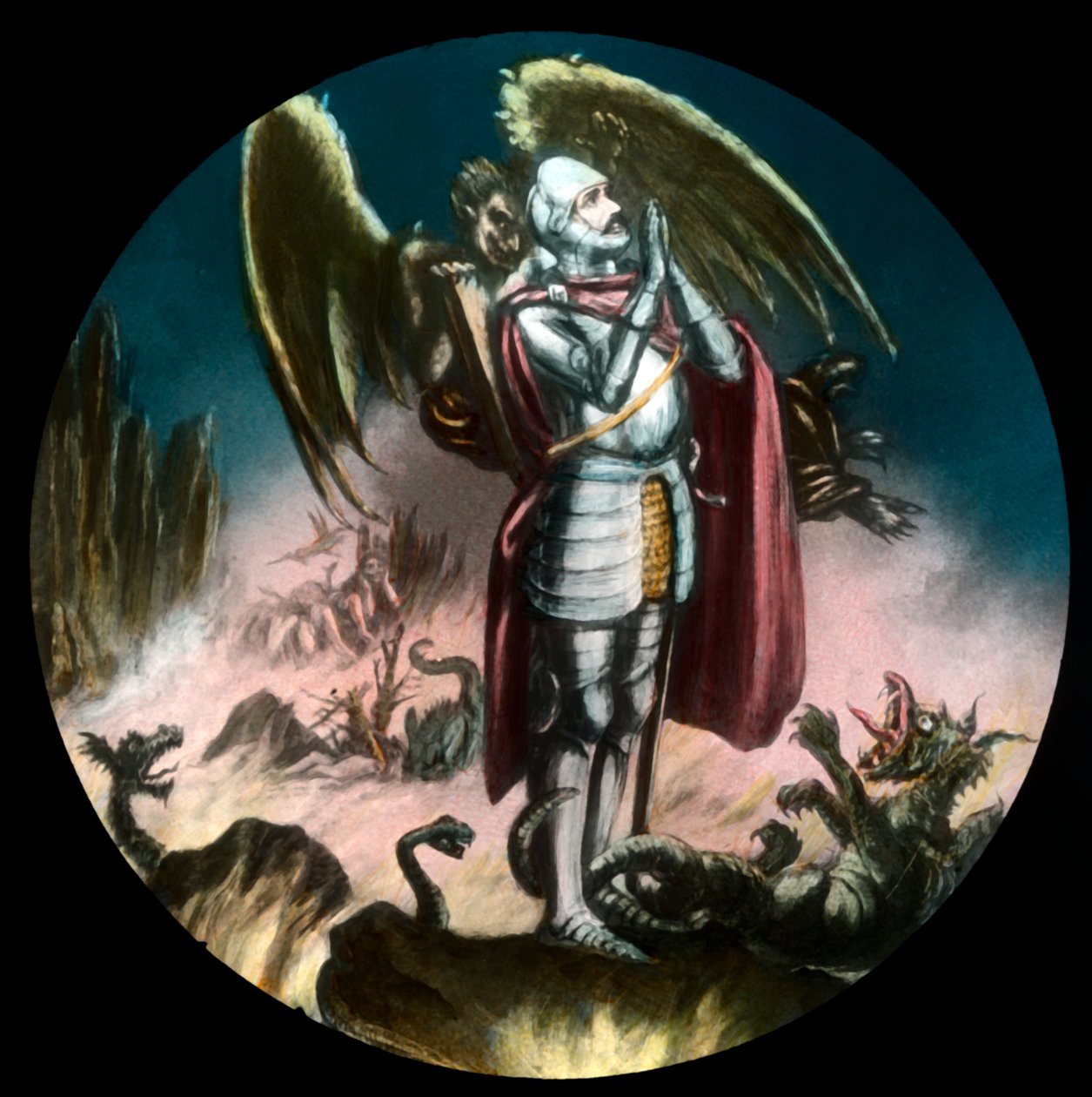基督教徒-死亡阴影之谷，c1910。 作者 不明