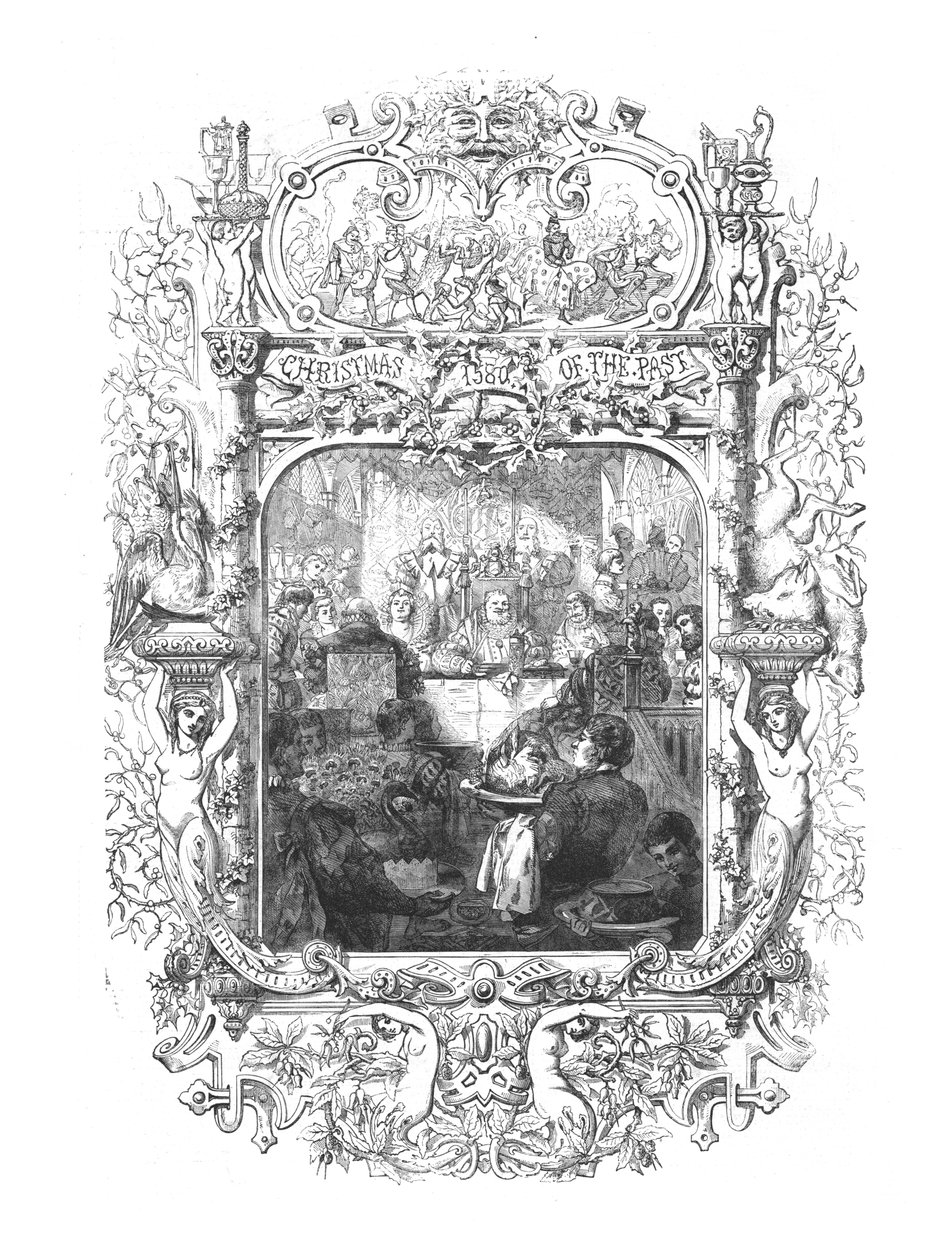 过去的圣诞节，1580年，1859年。 作者 不明