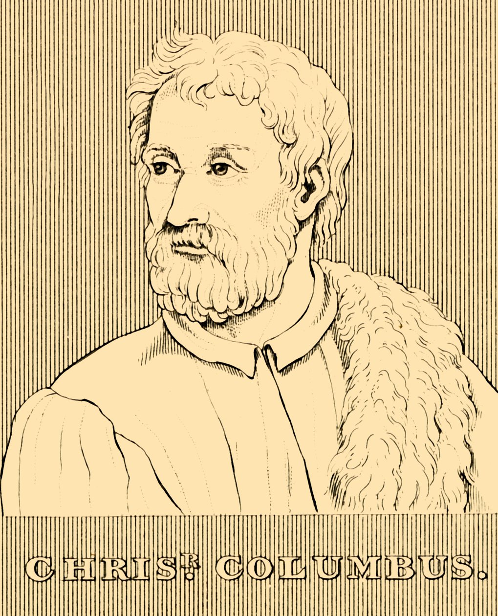 克里斯托弗·哥伦布（Christopher Columbus），1451-1506，1830年。 作者 不明