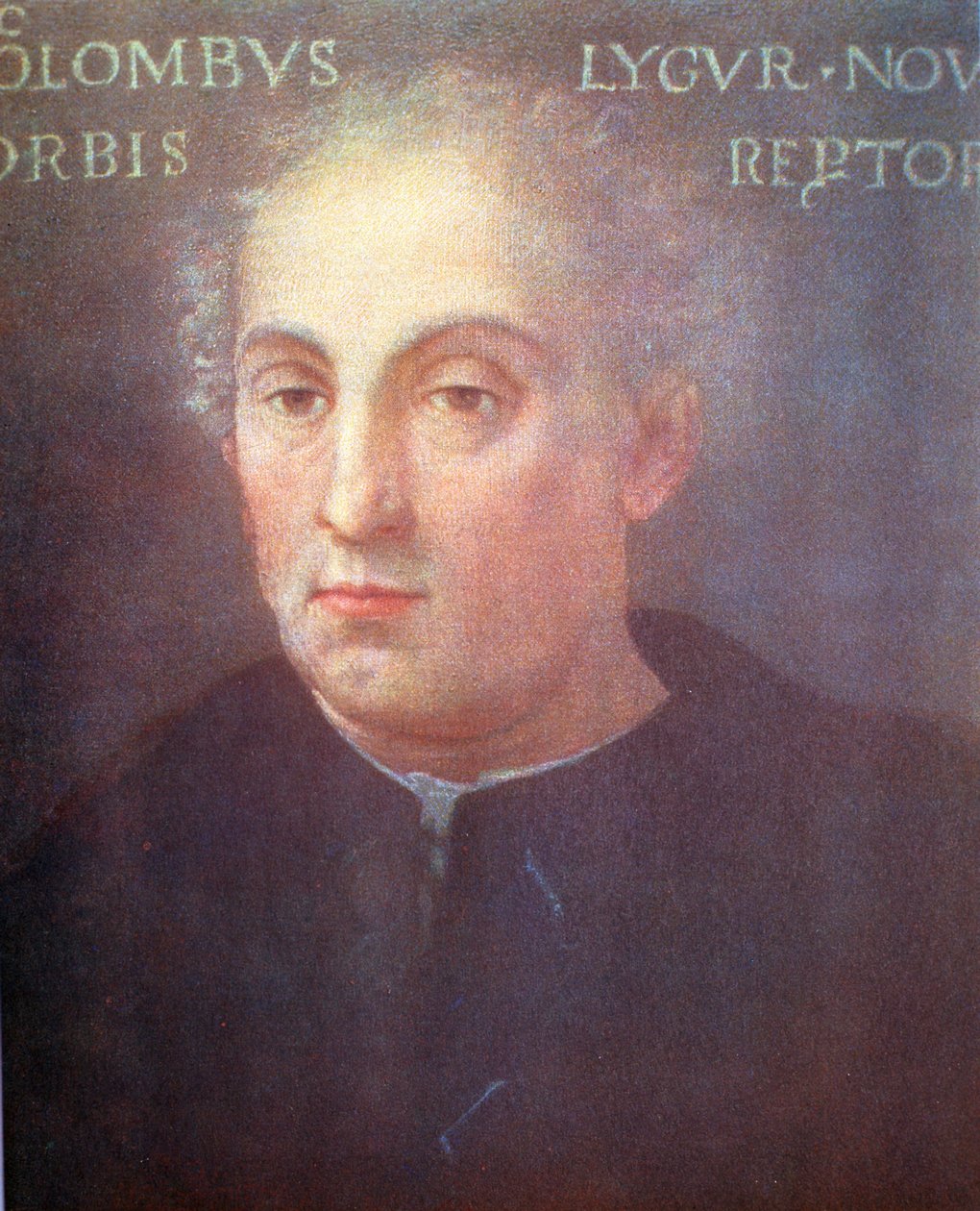 热那亚导航员和探险家克里斯托弗·哥伦布（Christopher Columbus） 作者 不明