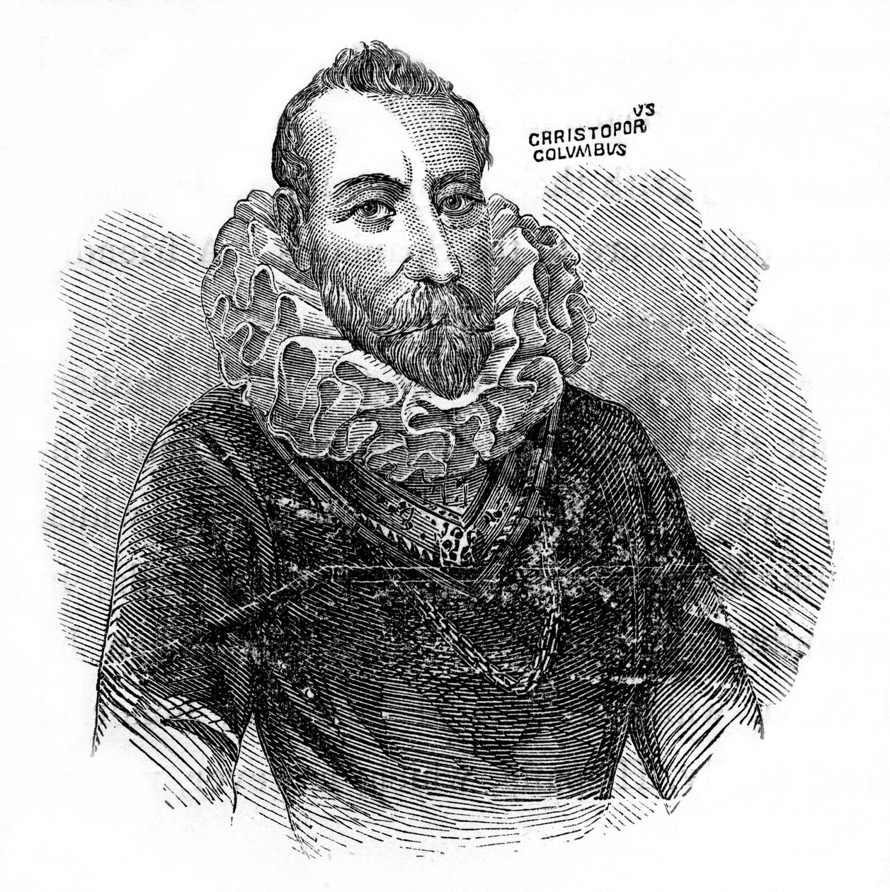 克里斯托弗·哥伦布（Christopher Columbus），意大利探险家和商人，c1872 作者 不明