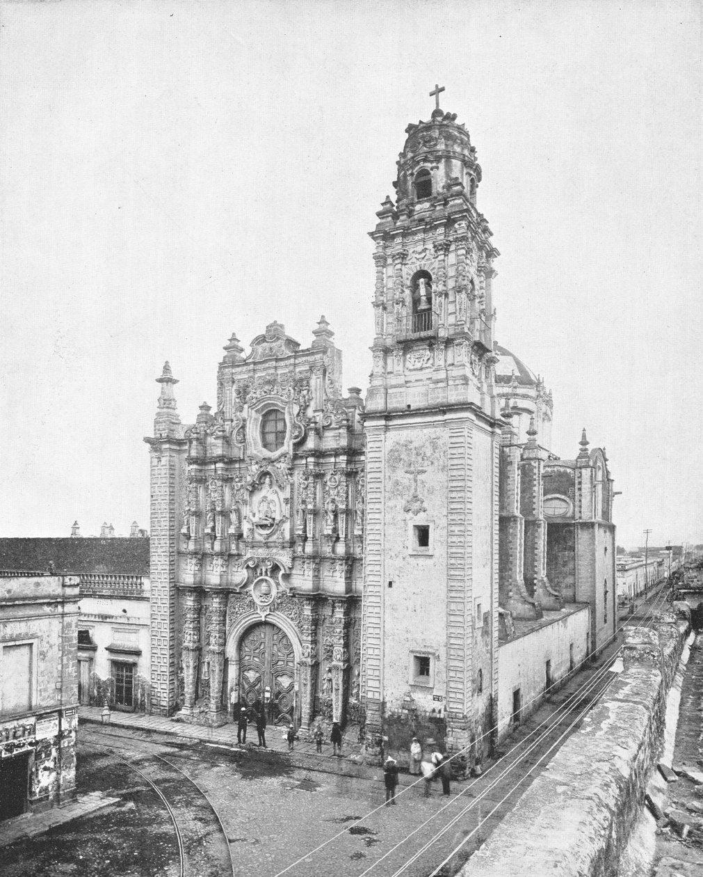 La Santisima教堂，墨西哥墨西哥城，c1900年。 作者 不明