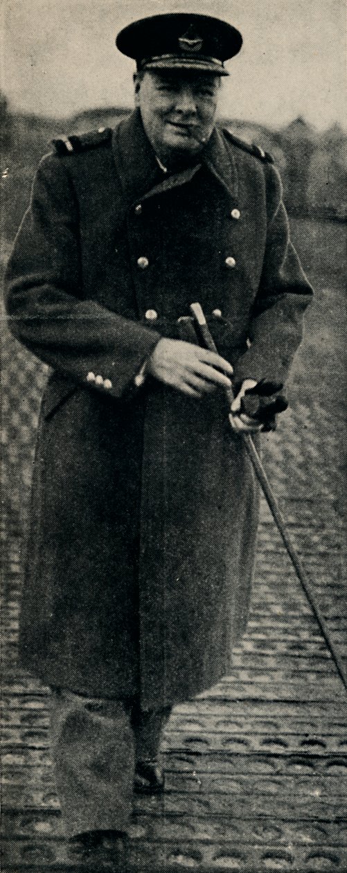 丘吉尔（Churchill），1945年任飞行员。 作者 不明
