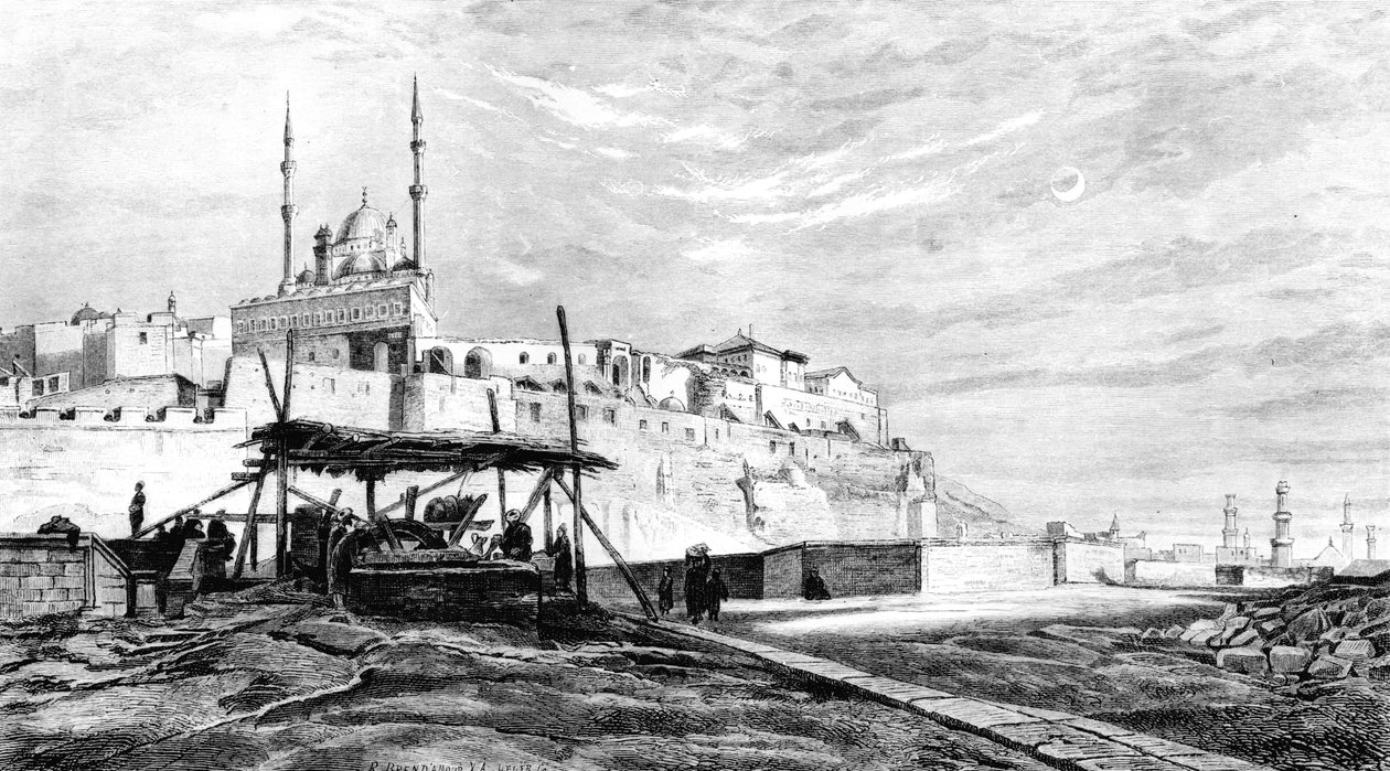 埃及开罗城堡，1880年 作者 不明