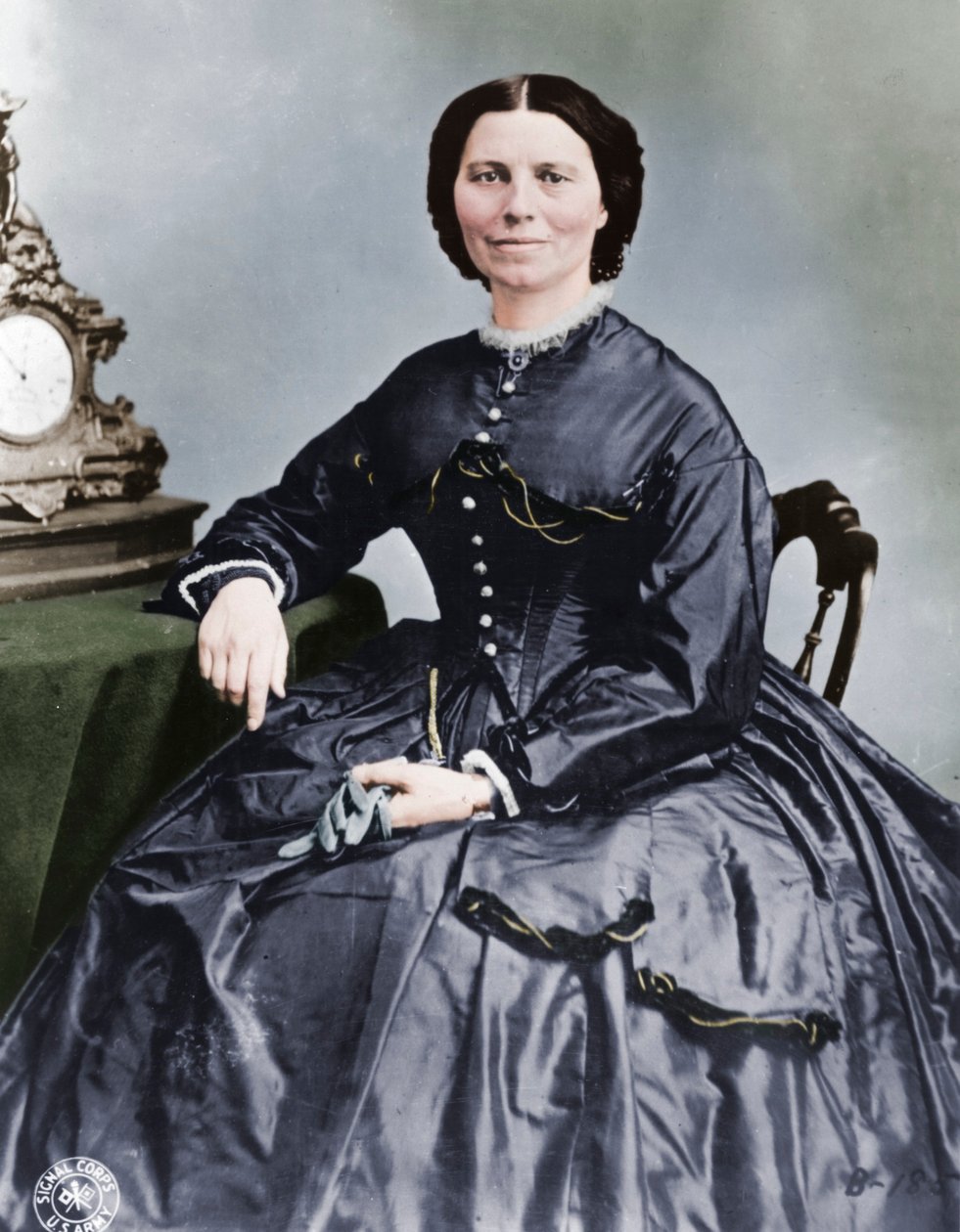 克拉拉·巴顿（Clara Barton）1821-1912，红十字会美国分会的创始人 作者 不明