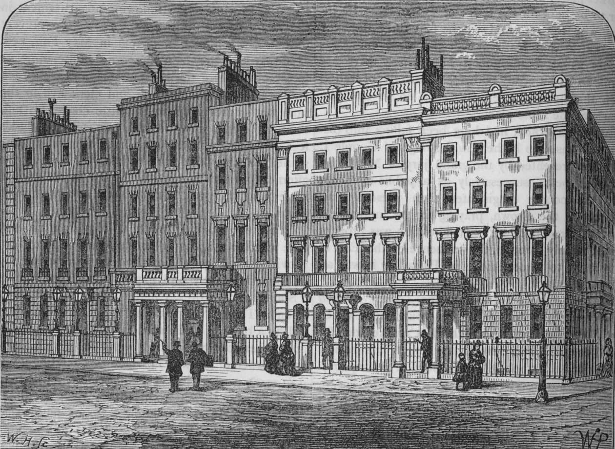 Claridges Hotel，梅菲尔，威斯敏斯特，伦敦，约c1877 1878 作者 不明