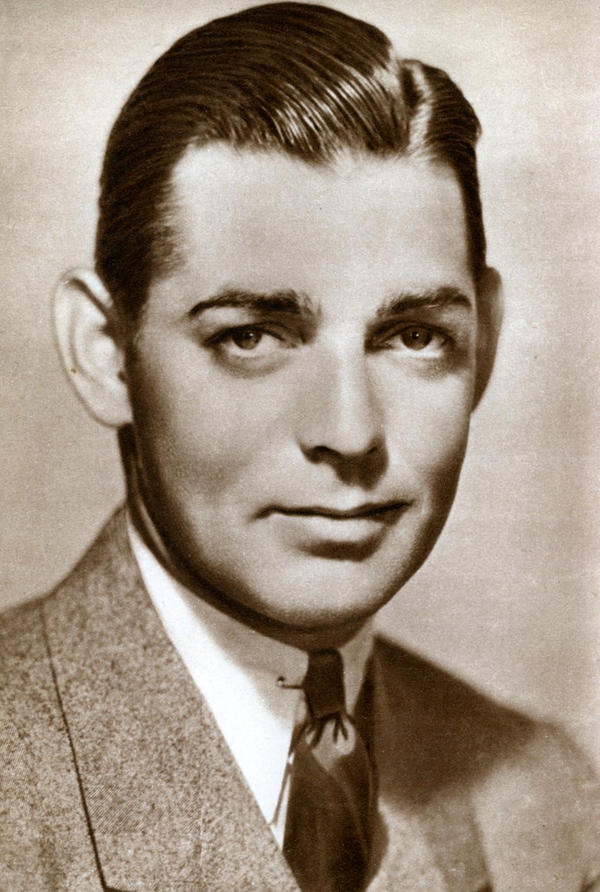美国演员克拉克·盖布尔（Clark Gable），1933年 作者 不明