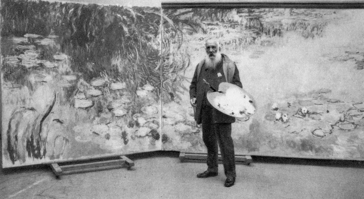 克劳德·莫奈（Claude Monet），法国印象派画家，1923年 作者 不明