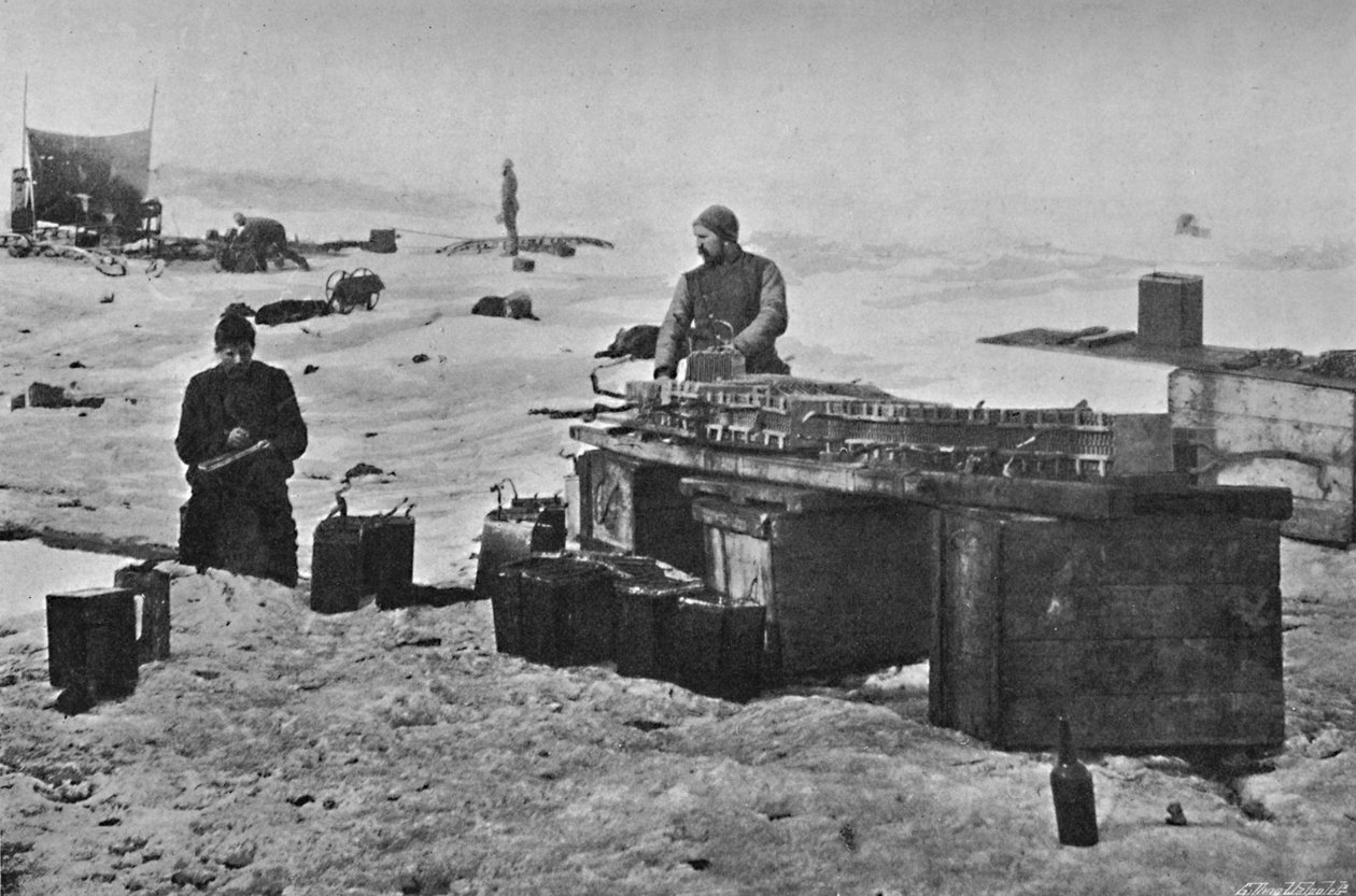 收起之前清洁蓄能器。 1895年7月，1897年 作者 不明