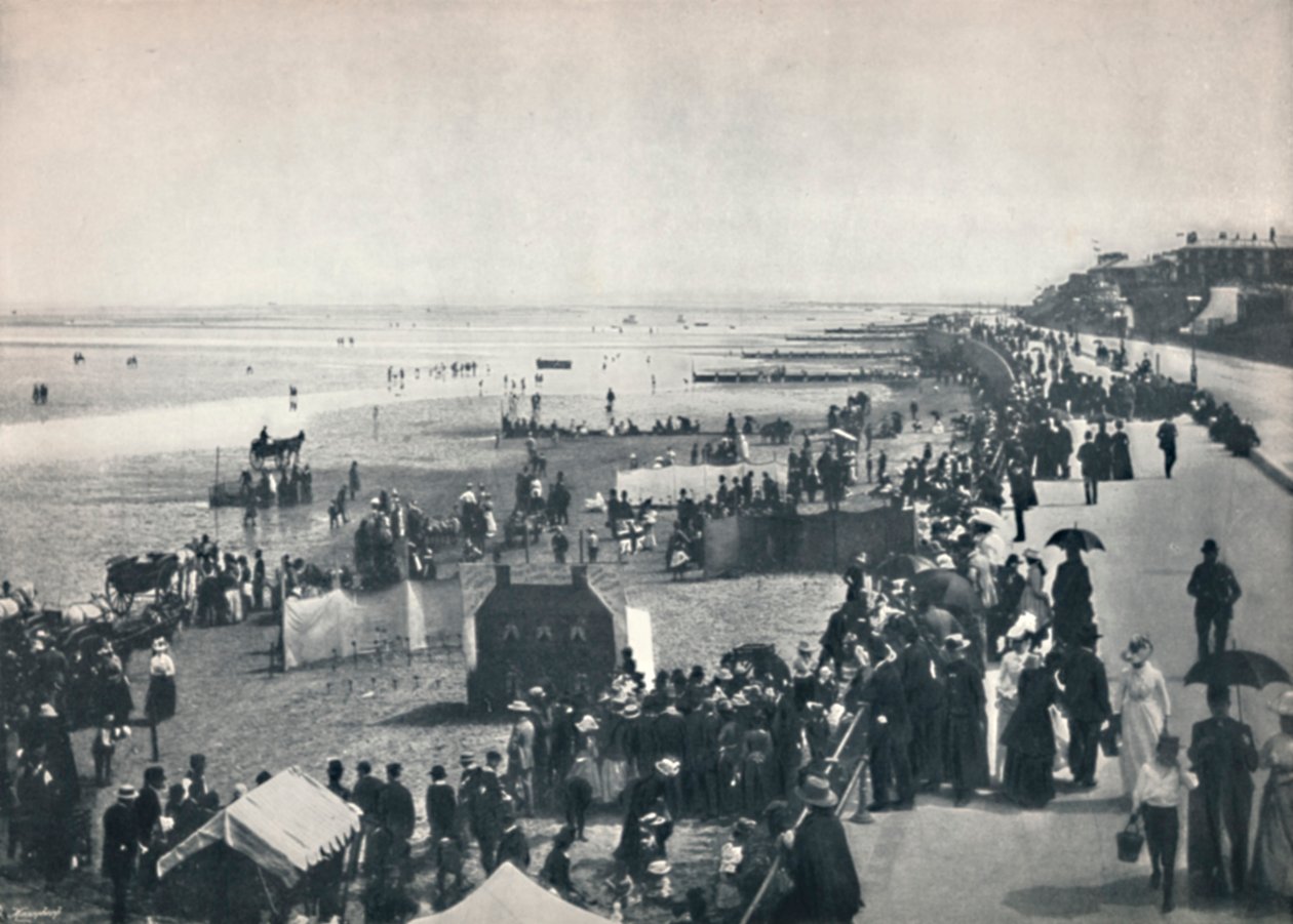克利索普斯（Cleethorpes）-沙滩风景，1895年 作者 不明