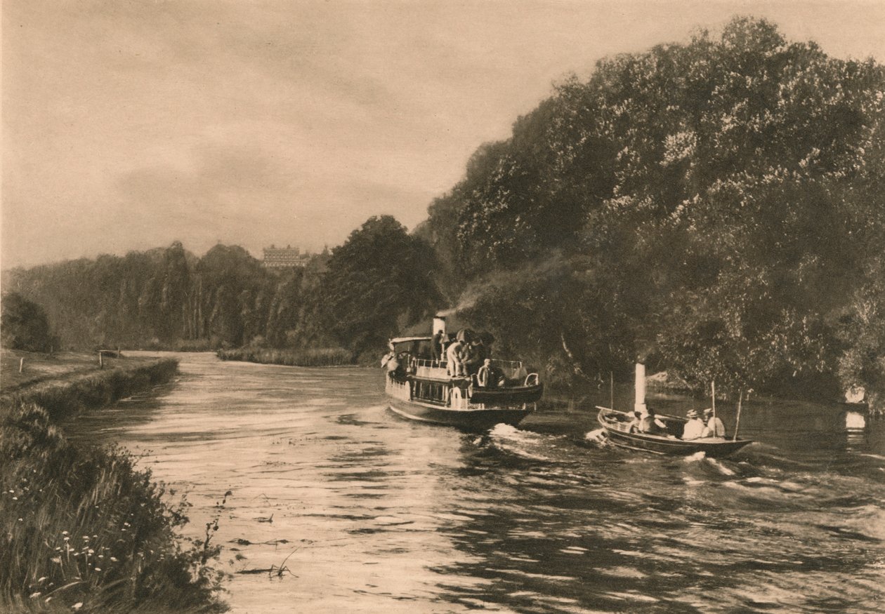 克莱夫登河（Cliefden Reach），1902年 作者 不明
