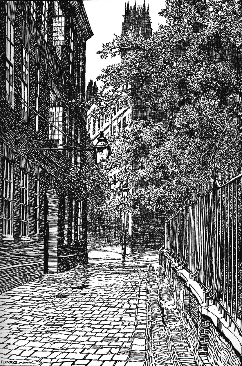 Cliffords Inn，往北看，1903年 作者 不明
