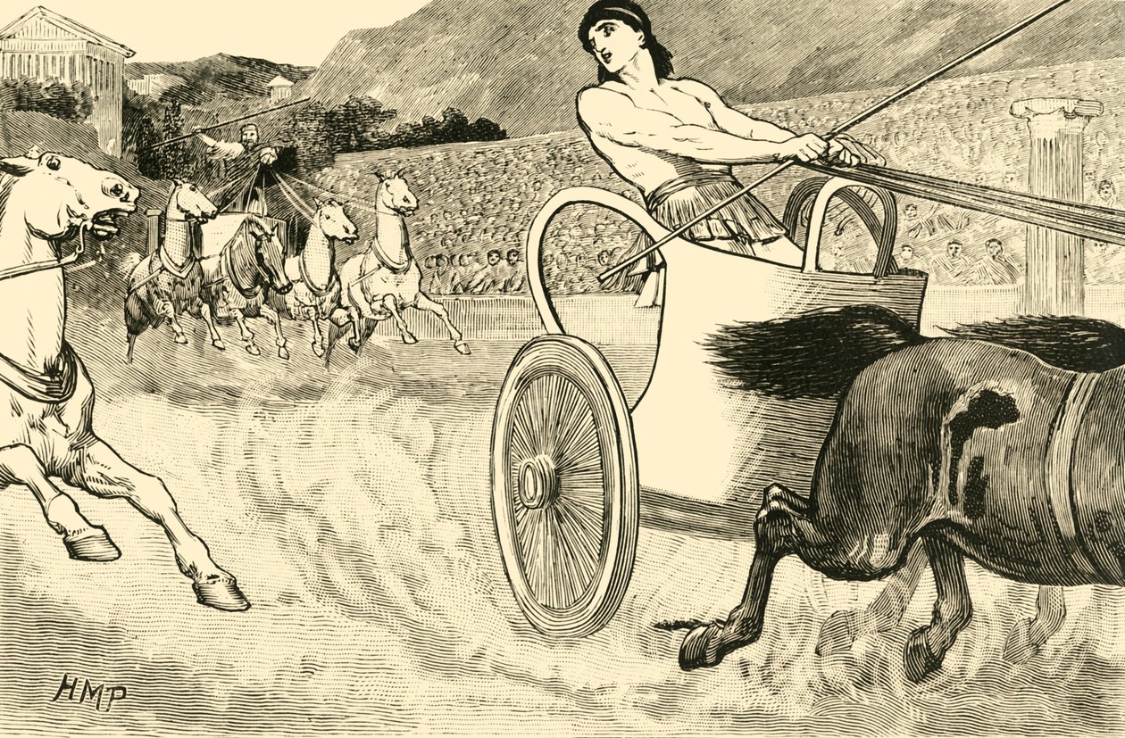 1890年的奥林匹克运动会上的Clisthenes。 作者 不明