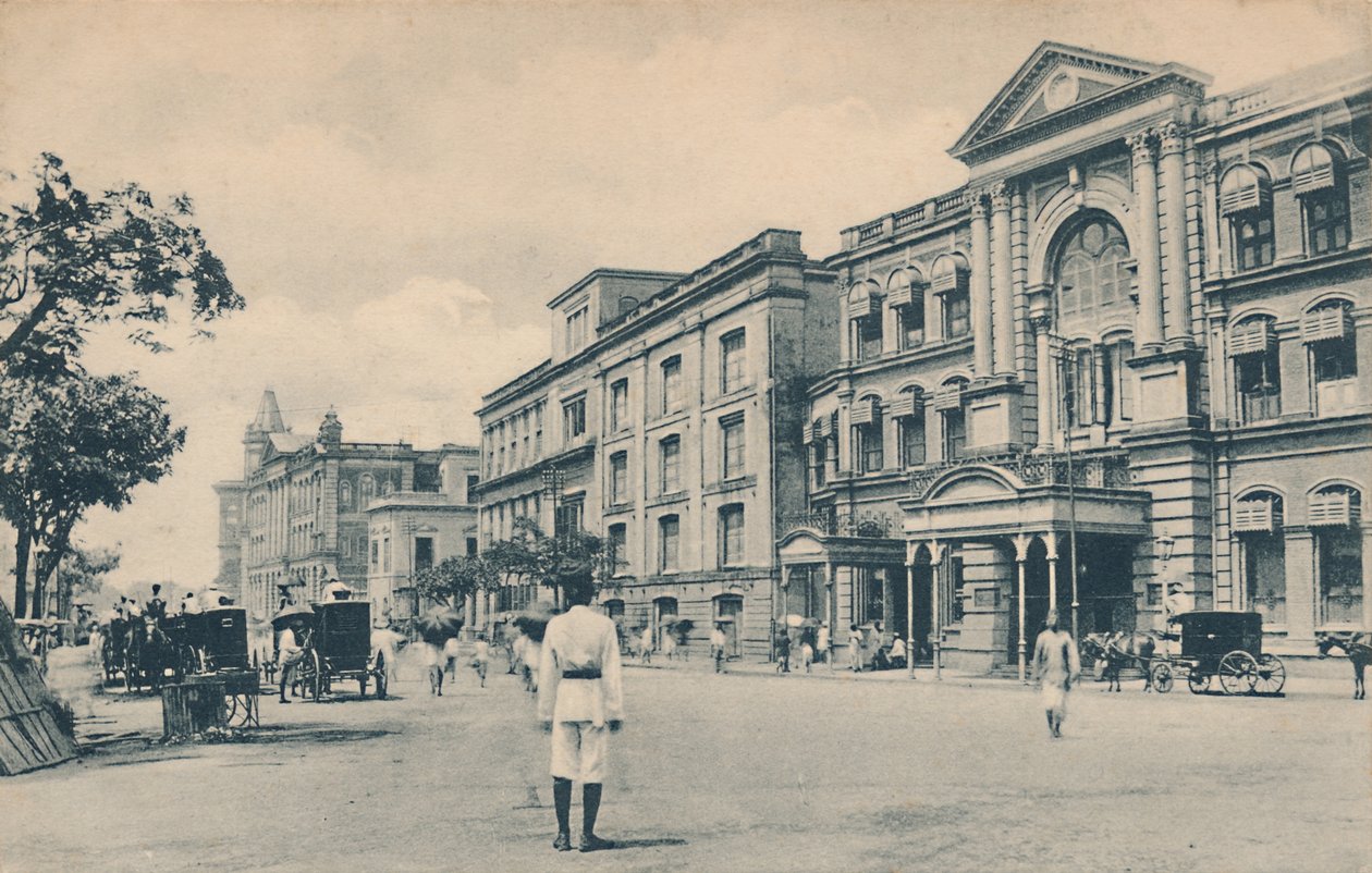 Clive Street，加尔各答，约1905年。 作者 不明